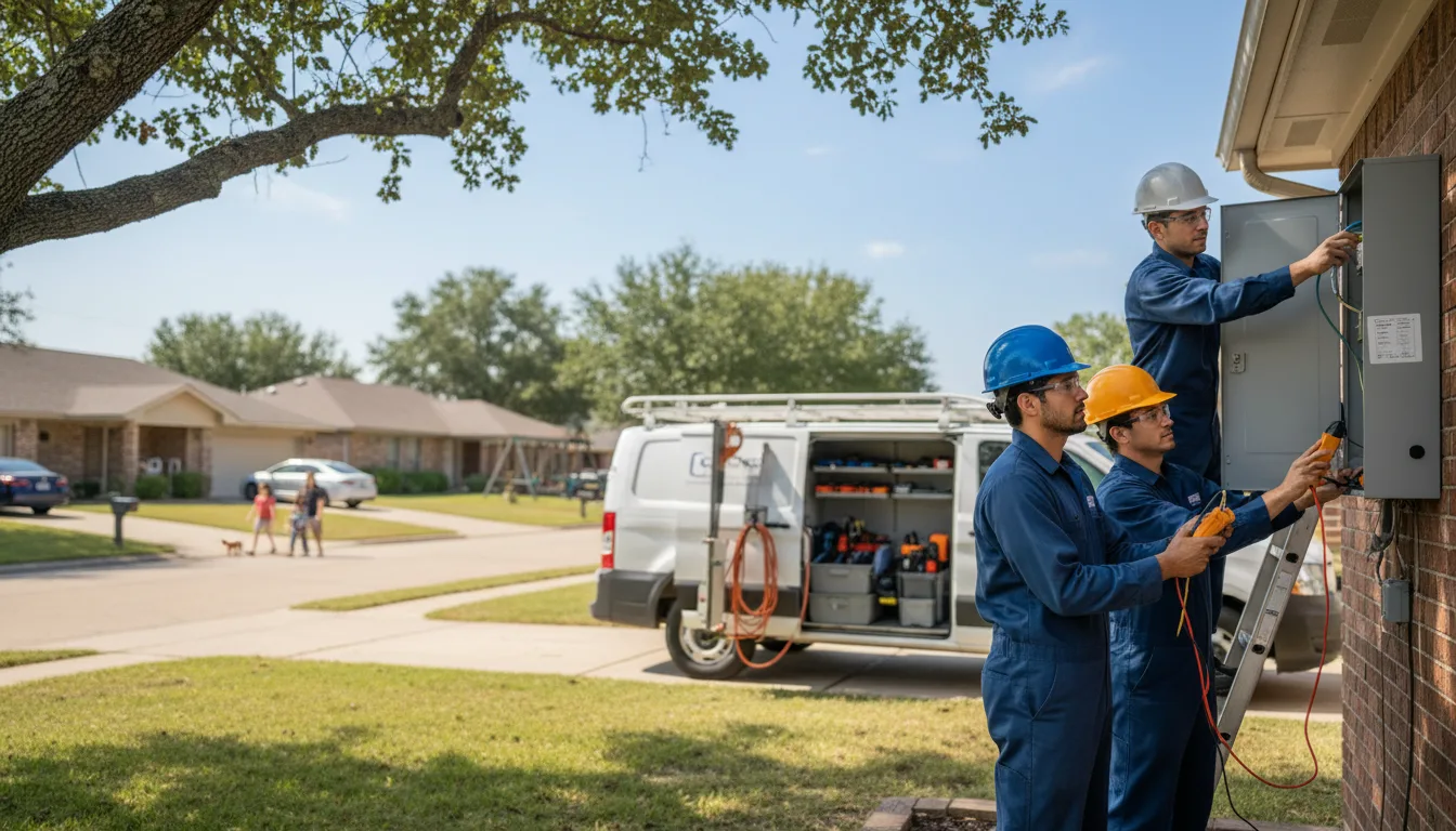 Certified electrician providing emergency electrical services in Beech Bluff, TN
